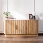 Marble Top Solid Wood Buffet