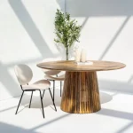 Timber Round Dining Table