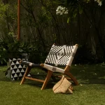 Multicolor Black & White Bunai Lounge Chair