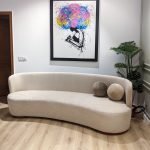 Gileteen Skinny Bean Sofa with slim profile and modern design