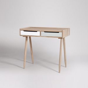 Southwark Desk with soft-close drawers and tapered legs