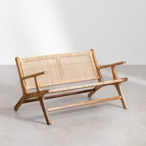 Catua Teak Wood Garden Bench – durable outdoor seating with natural teak finish