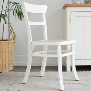 Gileteen Dining Chair with wooden frame and upholstered seat