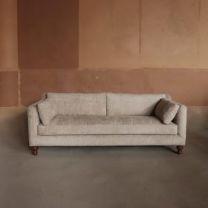 Gileteen Country Home Sofa with rolled arms and plush cushioning