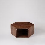 Osby Coffee Table in light brown oak with a minimalist design