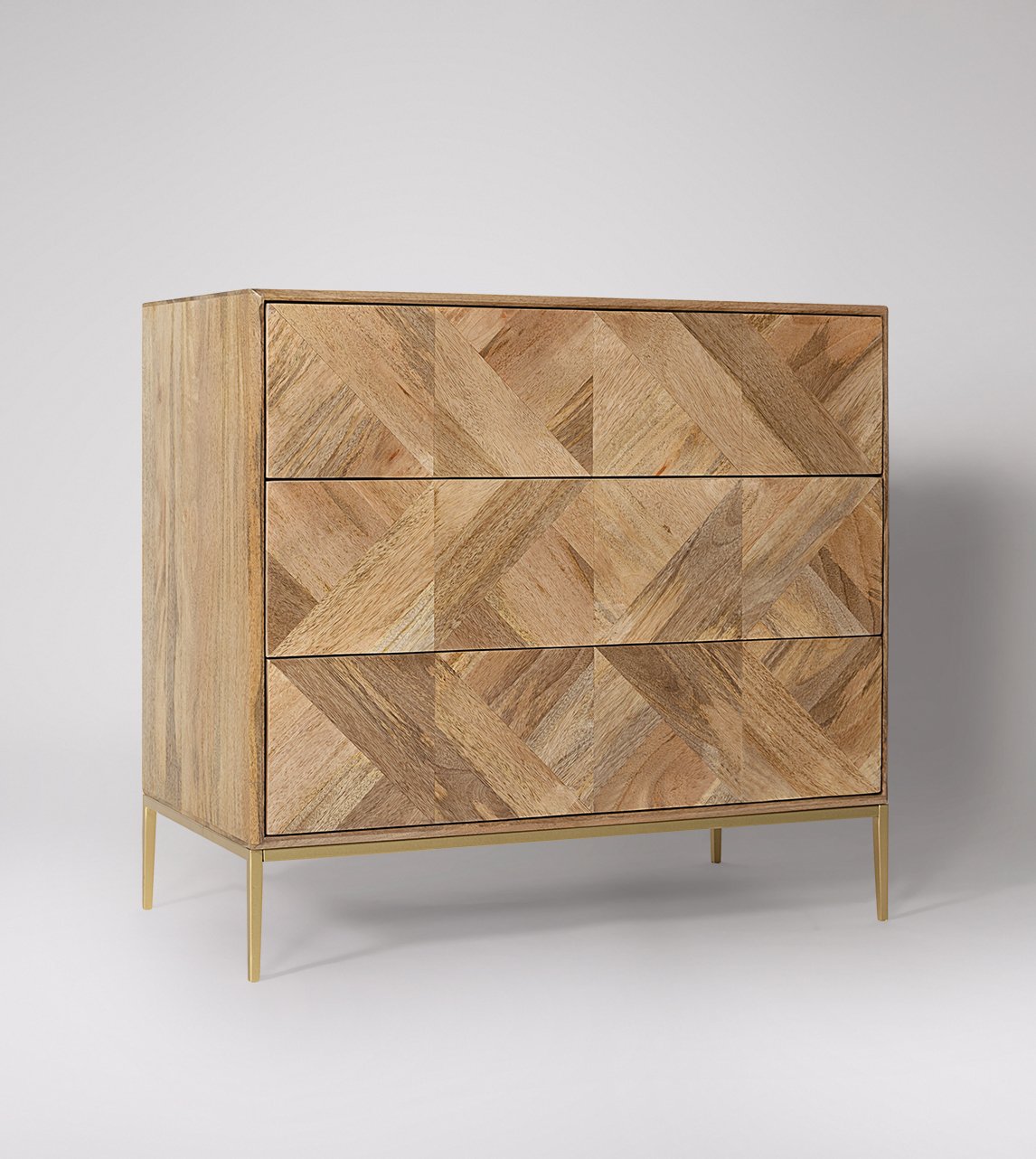 Norrebro Three-drawer Chest of Drawers - Image 4