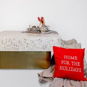 Mother of Pearl Inlay Coffee Table with intricate shimmering patterns and a smooth resin finish