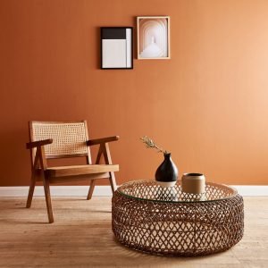 KAJHERI Armchair – Modern wooden frame with soft upholstery