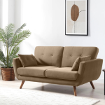 Sandy Tufted 2 Seater Sofa with button detailing and soft upholstery