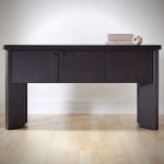Shadow Blackened Wooden Sideboard – solid wood matte black cabinet with minimalist design and spacious storage