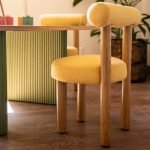 Zee Chair – sculptural zigzag modern chair in wood or metal