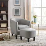 Aldayshein Long Chair in velvet finish with extended lounge profile and elegant curves
