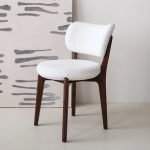 Becca Solid Wood Dining Chair with optional upholstered seat and ergonomic back