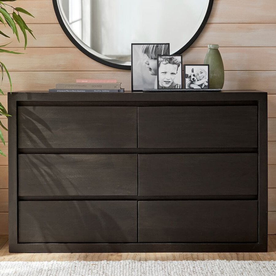 Cayman Dresser – Modern Style with Seamless Storage Cayman Dresser – modern six-drawer wooden dresser with minimalist design and rich finish