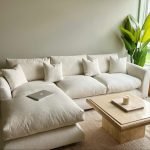 AIR Couch Sofa inflated and set up outdoors, showcasing its portable and comfortable design