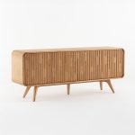 Luciana Wooden Sideboard with spacious storage and a sleek natural wood finish
