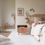 Acacia Bliss solid wood bedside table with a smooth finish and spacious drawer for storage