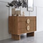 Evard Chest of Drawers in solid wood with minimalist design and ample storage