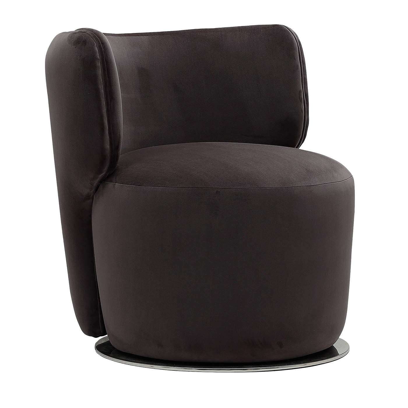 SIYA Black Swivel Armchair – Ergonomic Design Meets Modern Aesthetics SIYA Black Swivel Armchair with mesh back and adjustable features