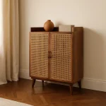 ArtNest Sideboard Cabinet – solid wood artistic cabinet with multiple storage compartments, suitable for dining or living spaces.