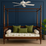 DreamLoom Daybed – handcrafted wooden daybed with elegant lines and cozy lounging space.