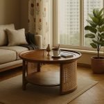 Rattan Coffee Table – Cane Center Table